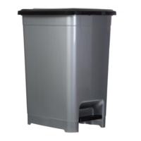 Plastic 40L Slim Pedal Bin