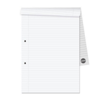 A4 Refill Feint & Margin Ruled Notepad Pack of 10