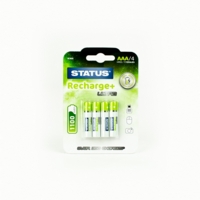 Status Ultra Rechargeable AAA Batteries Pack of 4