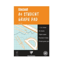 Chartwell A4 40 Sheet Graph 1/5/10mm Grid Pad SINGLE