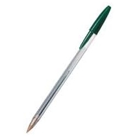 Bic Cristal Original Medium Ballpoint Pen Green Box of 50