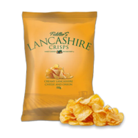 Lancashire Crisps Cheese and Onion 40g Bags Box of 24