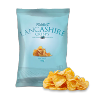 Lancashire Crisps Sea Salt 40g Bags Box of 24
