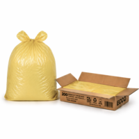Medium Duty Yellow Bin Bags 18 micron Pack of 200