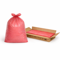 Medium Duty Red Bin Bags 18 micron Pack of 200