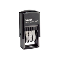 Trodat Date Day Self Inking Month Year Black Ink Stamp