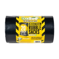 Industrial Rubber Sacks 80mu Roll of 20