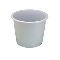 Plastic Round 15L Waste Bin Grey