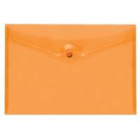 A4+ Stud Popper Orange Wallets Pack of 5