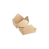 Kraft 1250ml Medium Food Box 155mm x 120mm x 65mm Pk of 50