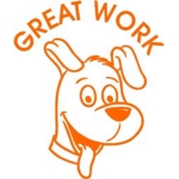Motivational Reward Great Work Stamp