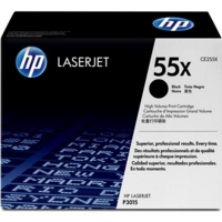 HP CE255X 55X Toner Cartridge Black High Capacity 12.5k Page