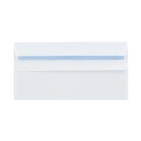 DL White Plain 100gsm Self Seal Envelopes Box of 500
