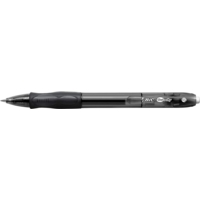 Bic Gelocity Gel Ink Pen Black Soft Grip Box of 12