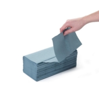 Inter-fold Towels 1-Ply Blue Recycled 3,600 per Case
