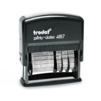 Trodat Dial a Phrase Self Inking Black Ink Stamp