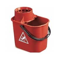 Heavy Duty 14L Mop Bucket Red EACH