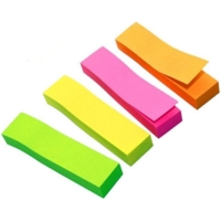 Paper Page Neon Index Assorted Colour Tabs