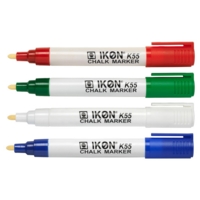 KW Chalk Assorted Colour Markers Pack of 4