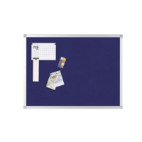 Aluminium Trim Notice Board 1200mm x 900mm Blue