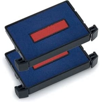 Trodat Replacement Ink Pad Red Blue Stamp 4760/4750/4755 Pk2