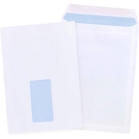 C5 White Window 100gsm Peel and Seal Envelopes Box of 500