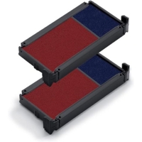Trodat Replacement Ink Pad for Stamp 4912/4952 Red/BluePk2