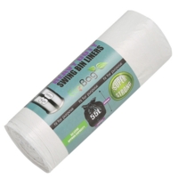 Heavy Duty 55L Swing Bin Liners Roll of 30