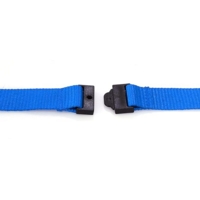 Plain 20mm Lanyard with Hook & Breakaway Clip BLUE