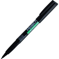 Pentel NMS50-A Fine Line Black Markers Box of 12