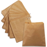 Kraft Strung Paper Bags 12  x 12" Pack of 500
