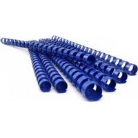 12mm Plastic Binding Combs Blue Pack of 100