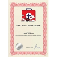 Certificate A4 Paper with Foil Seals Red Pack of 30