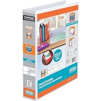 Elba Panorama A4 2-Ring 40mm Binder White SINGLE