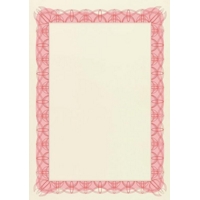 Certificate A4 Paper with Foil Seals Red Pack of 30