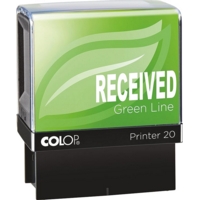 RECEIVED Word Self Inking Red Ink Stamp