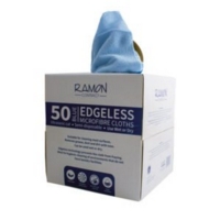 Microfibre Cloth Dispenser Box of 50 Blue 320mm x 300mm