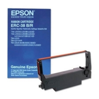 Epson ERC38 Fabric Ribbon Black/Red  ERC 30, 34 and 38