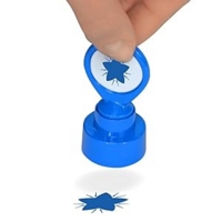 Motivational Reward Blue Star Stamp
