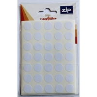 Circle White Labels 13mm Pack of 245
