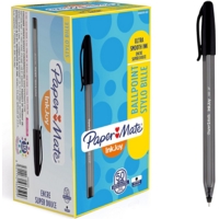 Inkjoy 100 Ball Pen Box 50  Black