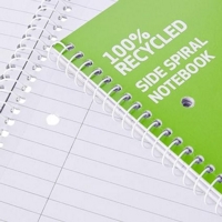 A4 Spiral Card Cover Notebook Pack of 10