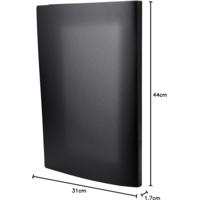 A3 Soft Cover Display 20 pocke Presentation Book Black SINGLE