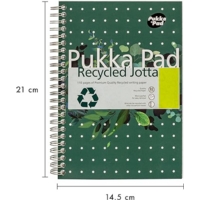 Pukka A4 Recycled Wirebound Notebook Pack of 3