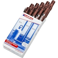 Edding 2000c Permanent Brown Markers Box of 10
