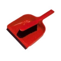Dustpan and Brush Set Soft Red