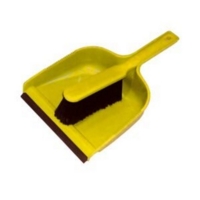 Dustpan and Brush Set Soft Yellow