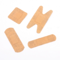 Fabric Plasters Assorted Sizes Box of 100