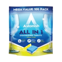 Astonish All in 1 Dishwasher Tablets Pack of 100