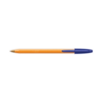 Bic Orange Fine Ballpoint Pen Blue Ink Box of 20